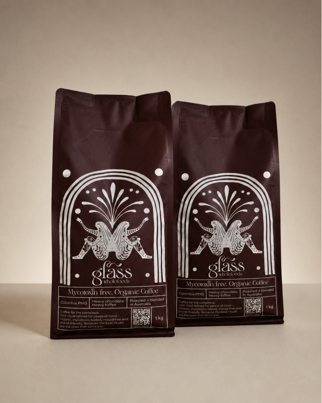 Mycotoxin Free Organic Coffee 1kg Twin Pack